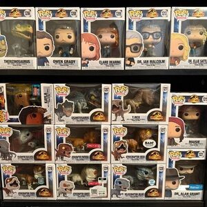 Funko Pop! Vinyl Jurassic Park/ World Lot **Read Description for More Info**